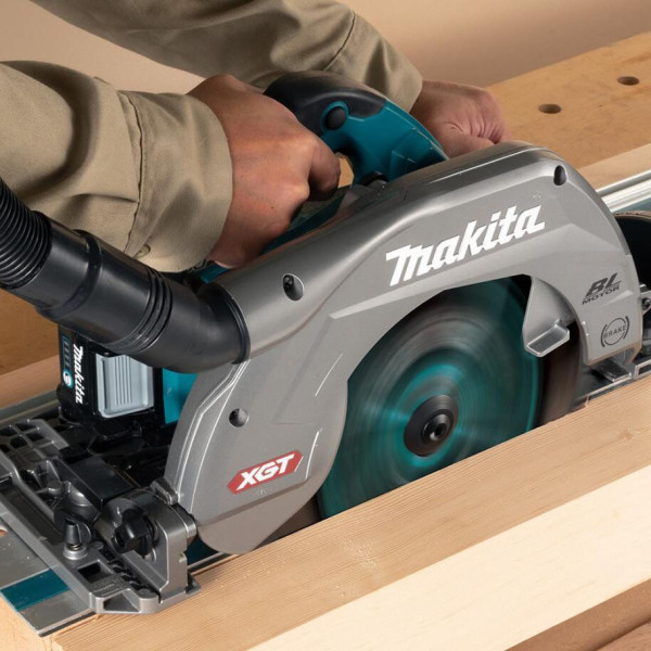 Аккумуляторная ручная дисковая пила Makita HS011GT201 XGT 40 В 270мм - фото №9