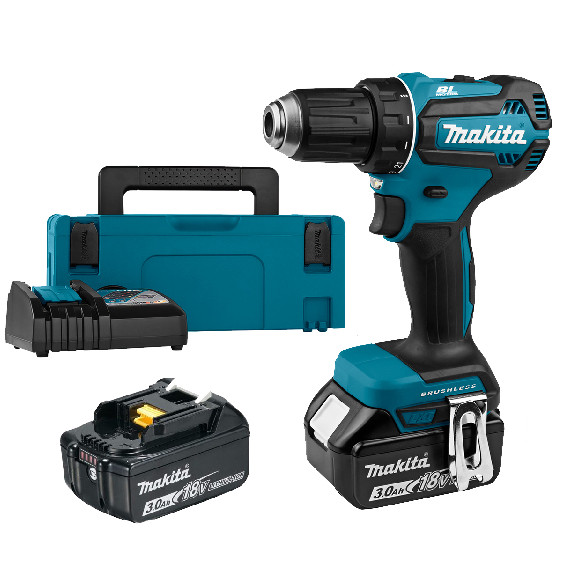 Акумуляторний дриль-шурупокрут Makita DDF485RFJ LXT 18В 3Аг з 2 акумуляторами DC18RC - фото №1