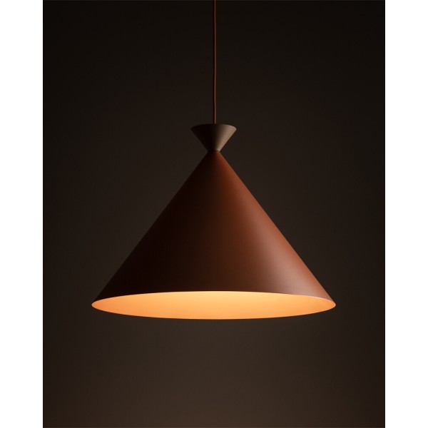 Підвісний світильник, люстра TK Lighting 11008 Matteo XL E27 1x15W IP20 цегляний - фото №1