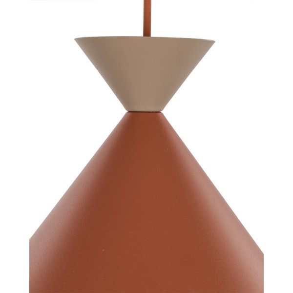 Підвісний світильник, люстра TK Lighting 11008 Matteo XL E27 1x15W IP20 цегляний - фото №3