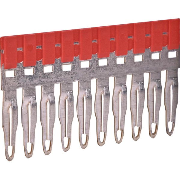 Втычная 10P перемычка ETI 3903030 ESC-PTP4/10/R для ESC-CBC.4 c красной изоляцией