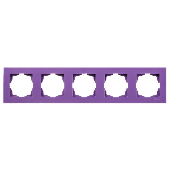 Рамка 5-местная Gunsan Eqona лиловая