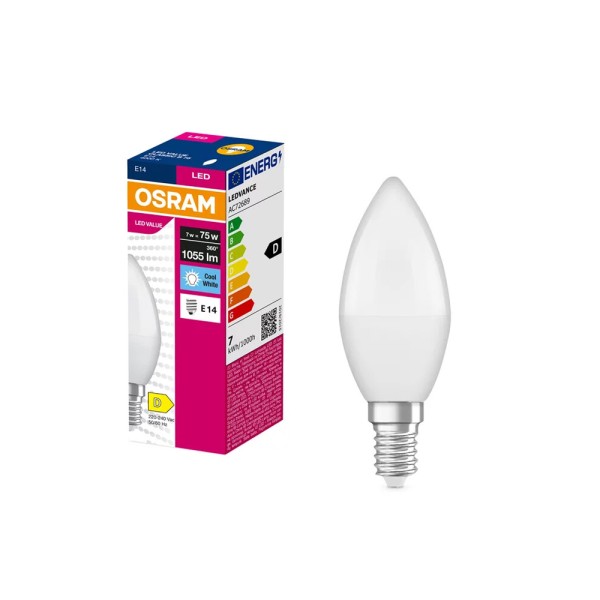 Світлодіодна лампочка Osram 4099854545580 E14 1x7W 4000K 1055Lm IP20 - фото №2