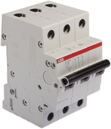 Силовой автомат ABB SH203-B10 тип B 10А - фото №3