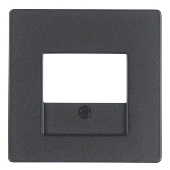 Накладка для гучномовців, USB-розеток, антрацит Berker Q.х