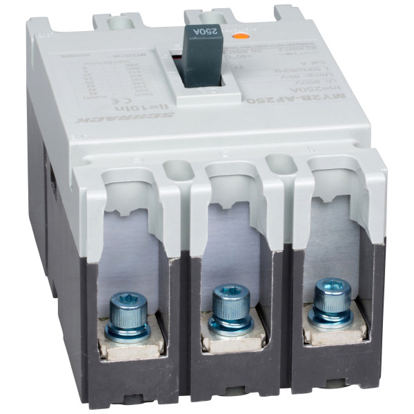 Автоматичний вимикач в литому корпусі АF типу Schrack MY225138 25кА 250А 3P - фото №4