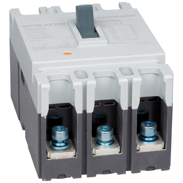 Автоматичний вимикач в литому корпусі АF типу Schrack MY225138 25кА 250А 3P - фото №6