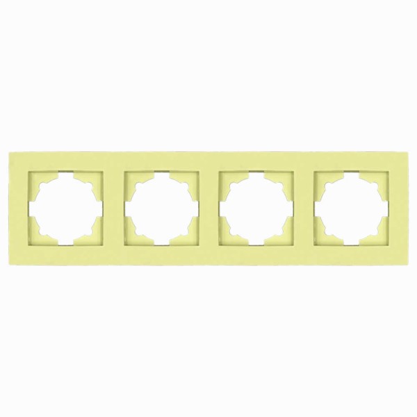 Рамка ELBI VEGA Colorline зеленая 4-на (510-011810-228)