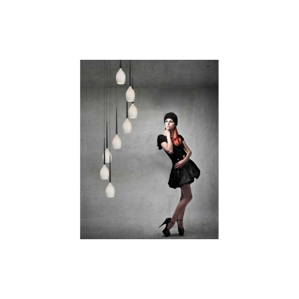 Подвесной светильник, люстра Azzardo AZ0160 SHINY WHITE IZZA(MD 1288A-8W) - фото №1