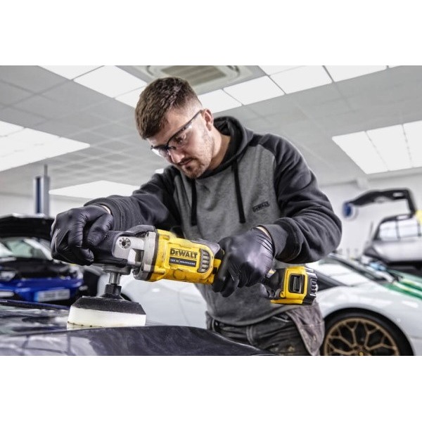 Акумуляторна шліфувальна машина DeWALT DCM849P2 18В - фото №6