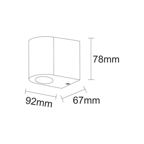 Вуличний світильник Goldlux 304575 BOSTON GU10 10W IP44 - фото №2