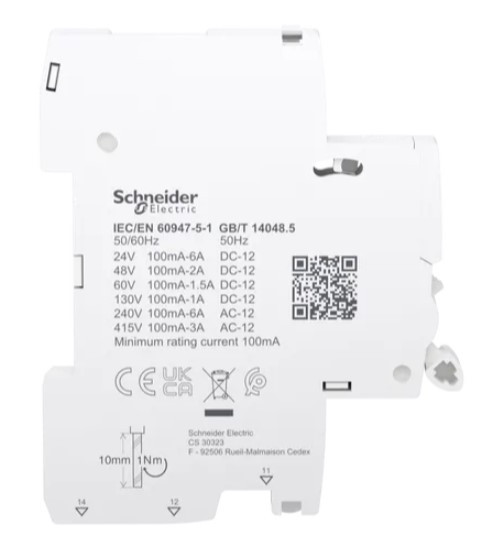 Допоміжний контакт Schneider Electric Acti9 iOF від 100мА до 6А - фото №2