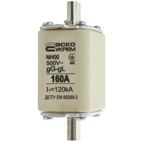 Запобіжник Аско-Укрем NH00 160A gG (A0050010017) - фото №2