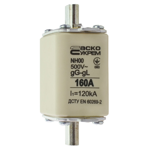 Запобіжник Аско-Укрем NH00 160A gG (A0050010017) - фото №3