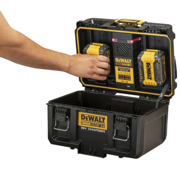 Зарядное устройство BOX DeWALT DWST83471 FlexVolt 18В/54В с портами USB - фото №2