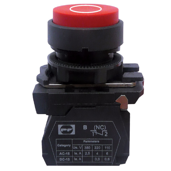 Кнопка Promfactor FP5-AL4322 1NC «O» червона (FP5-AL4322)