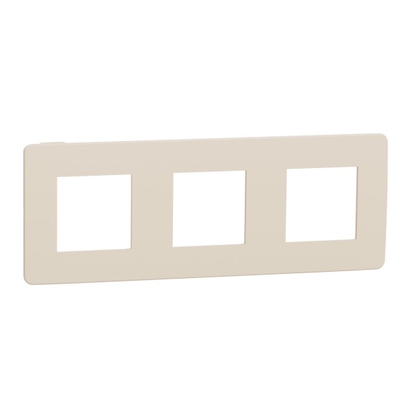 Трехместная рамка Schneider Electric Unica Studio Color NU280644 бежевая