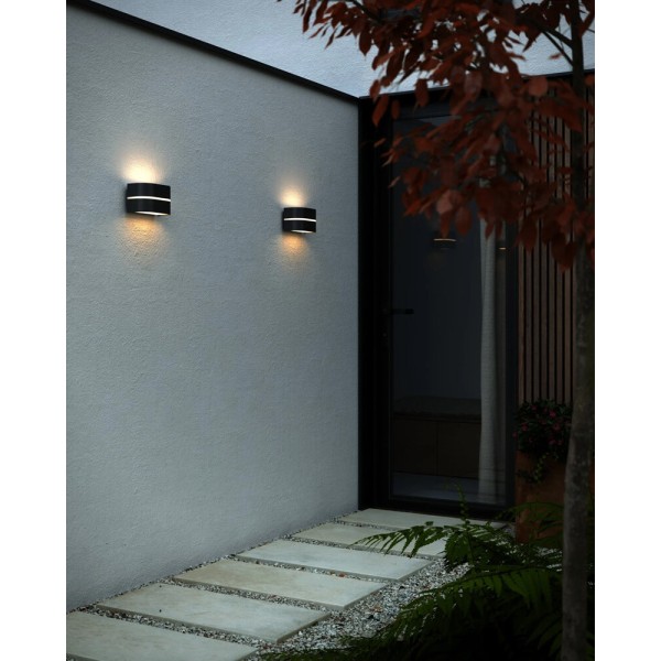 Вуличний світильник Nordlux 2418311003 Sibelis E27 1x10W IP44 чорний - фото №1