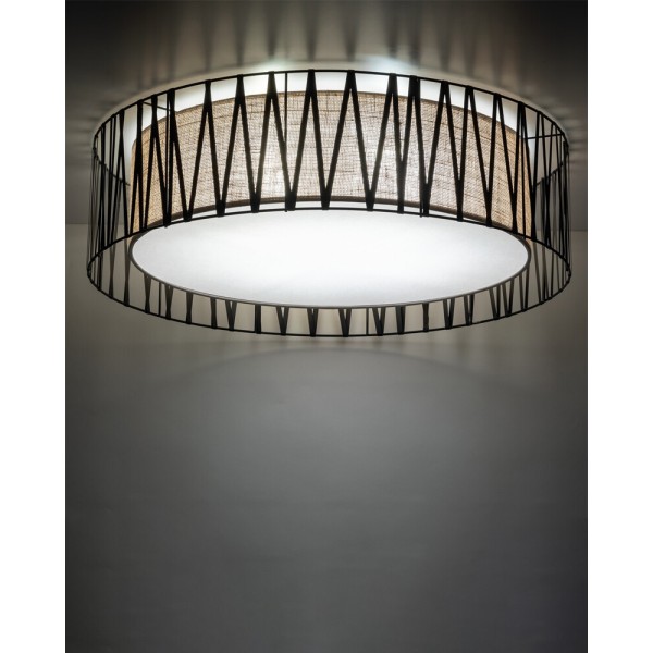 Люстра TK Lighting 4556 Harmony E27 4x15W IP20 коричневая - фото №2