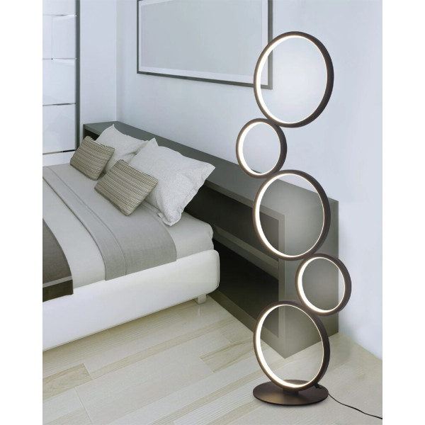 Торшер Goldlux 330178 Flamenco Led 1x30W 4000K 3600Lm IP20 Черный - фото №1