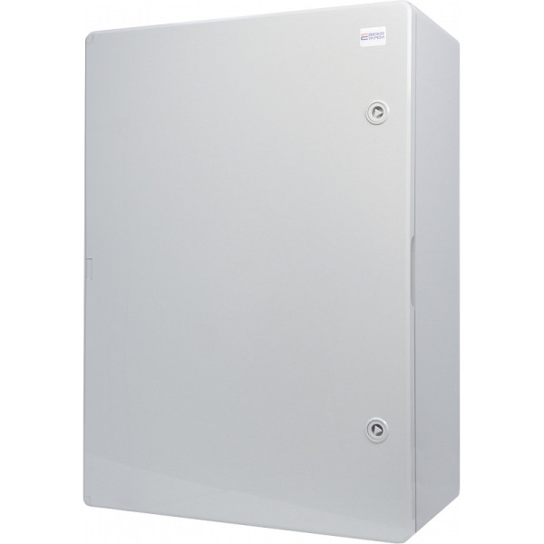 Ударостійкий корпус з АБС-пластику Аско-Укрем UBox 500x700x250мм (непрозорі дверцята) - фото №3