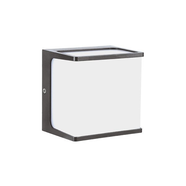 Светильник фасадный Violux CUBE 8W 4200K 600Lm ІР65 черный ( 500430 ) - фото №1