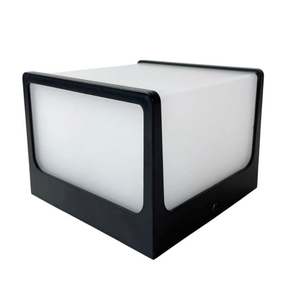 Светильник фасадный Violux CUBE 8W 4200K 600Lm ІР65 черный ( 500430 ) - фото №3