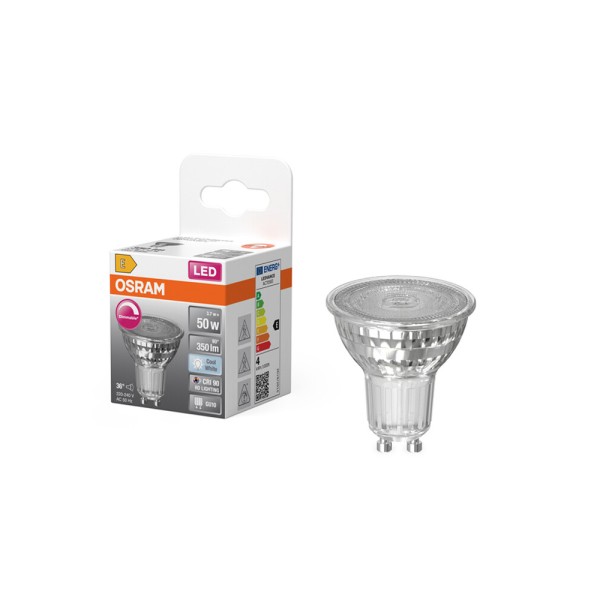 Светодиодная лампочка Osram 4099854457500 LED GU10 MR16 DIM 1x3.7W 4000K 350Lm IP20 - фото №2