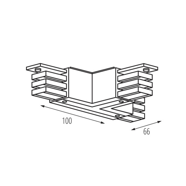 Соединитель т-образный Kanlux 33249 Tear IP20 Bl - фото №1