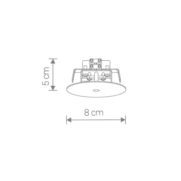 Основа Nowodvorski 8548 Cameleon Canopy F 10W IP20 Wh - фото №1