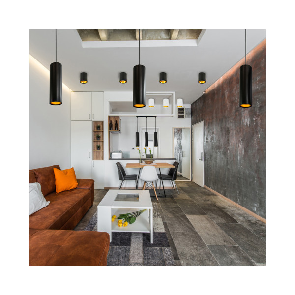 Точечный светильник Goldlux 313102 Hadar r1 GU10 1x10W IP20 BK - фото №4