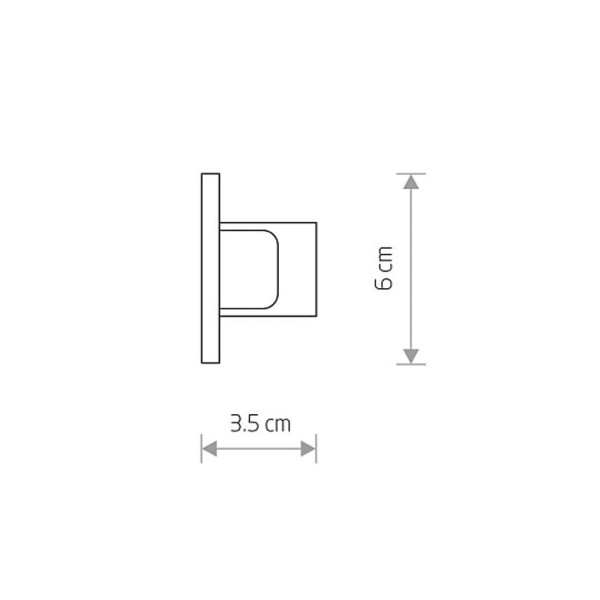 Заглушка Nowodvorski 8975 Profile recessed dead end cap IP20 Bl - фото №1