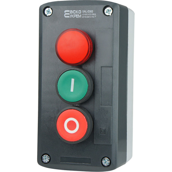 Тримісний пост Аско-Укрем XAL-D363 «Старт-Стоп-Сигнал» (A0140020068)