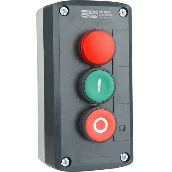 Тримісний пост Аско-Укрем XAL-D363 «Старт-Стоп-Сигнал» (A0140020068) - фото №1