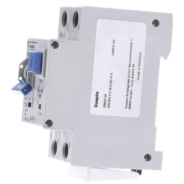 Дифавтомат Doepke DRCBO 13А (1+N) - фото №2