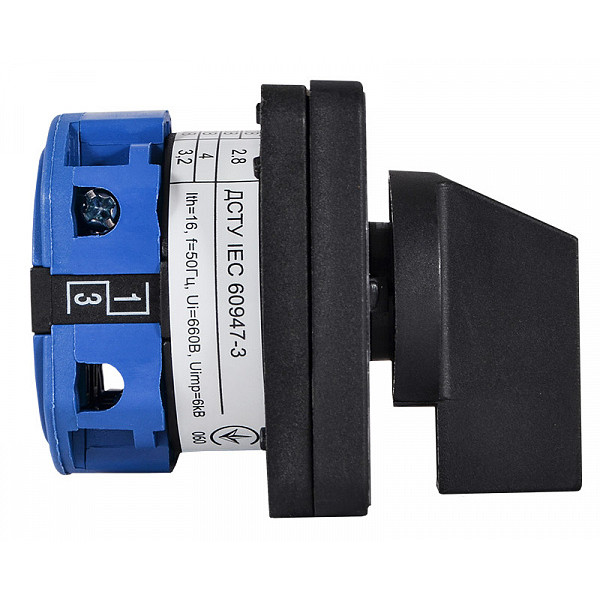 Пакетный переключатель Аско-Укрем ПКП SBI 0-1 2 полюса 16А/1.822 (A0110010045) - фото №1