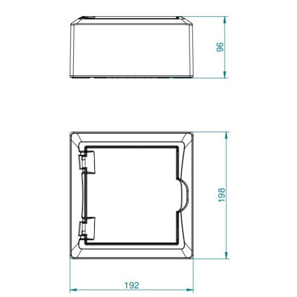 Настінний щиток Elektro Plast 2501-01-RN1/6 (N+PE) EP LUX IP40 (2501-01) - фото №4