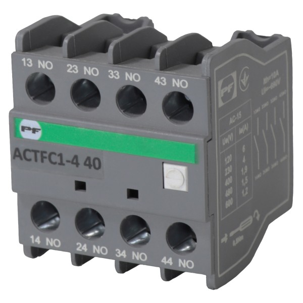 Вспомогательный контакт фронтального выполнения Promfactor для пускателей FC1-4 ACTFC1-4 40 4NO (ACTFC1440)