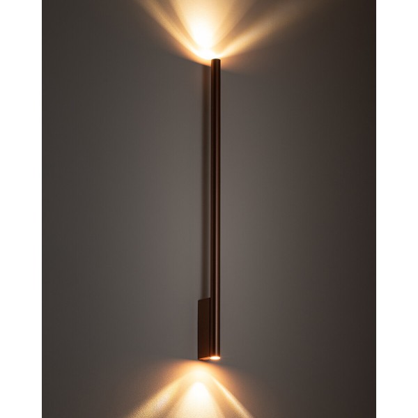 Бра, настінний світильник Nowodvorski 10831 Laser Wall XL G9 2x10W IP20 мідний - фото №1