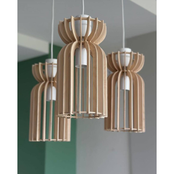 Подвесной светильник, люстра Nowodvorski 10571 Kymi B E27 1x25W IP20 бежевый - фото №1