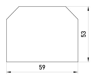 Разделитель для наборных клеммных колодок E.Next e.tc.sep.pro.35 (p051004) - фото №1