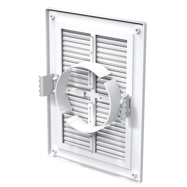 Грати Vents МВ 125 ВДМс біла 182х251 - фото №1