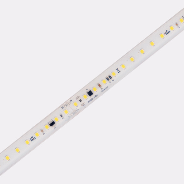 LED лента COLORS 104-2835-220V-IP65 10.6W 1100Lm 5700K 20м (H8104-230V-12mm-IP65-W)