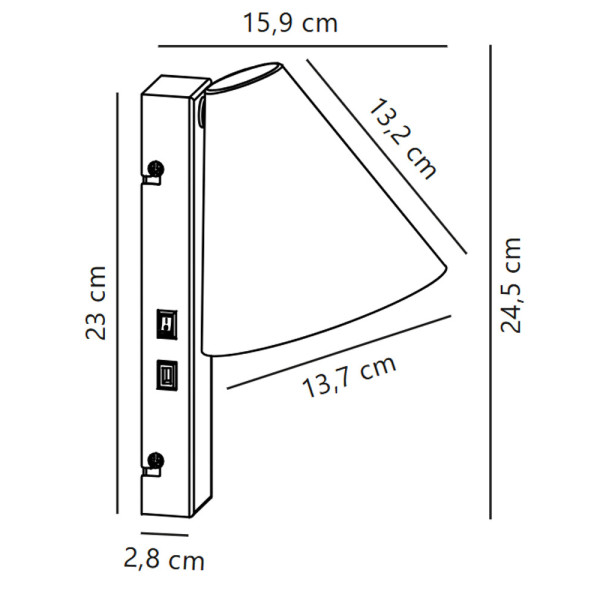 Бра, настінний світильник Nordlux 2512281001 Wilmer E14 1x40W IP20 білий - фото №4
