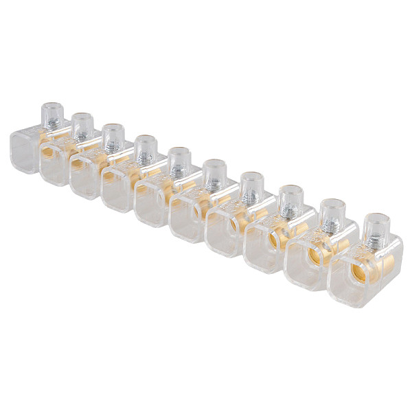 Кінцевий клемник Аско-Укрем (10x1) 10мм² (С-25-10) (A0130060008)