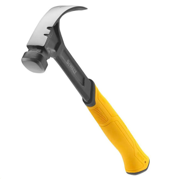 Цельнометаллический молоток DeWALT DWHT51002-0 Curve-Claw 340мм с загнутым гвоздодером