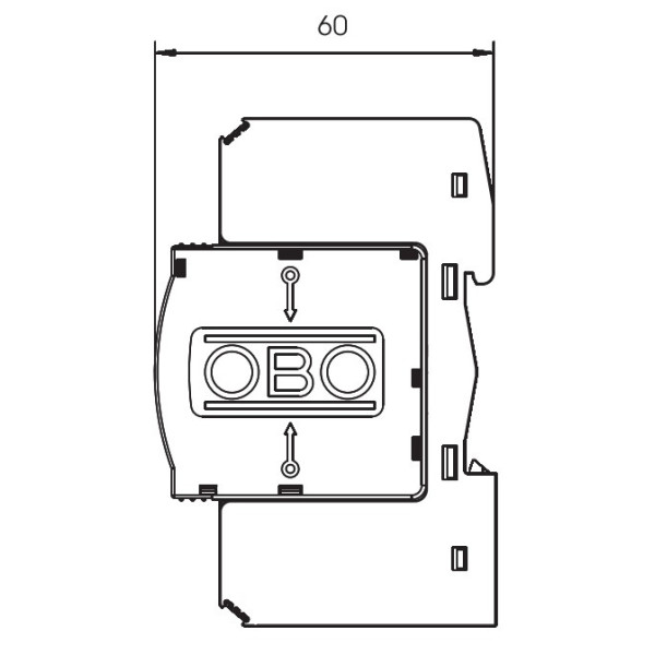 Ограничитель перенапряжений OBO Bettermann (5093653) Тип I+II V50-B+C 1+NPE - фото №1