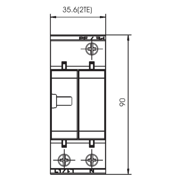 Ограничитель перенапряжений OBO Bettermann (5093653) Тип I+II V50-B+C 1+NPE - фото №2