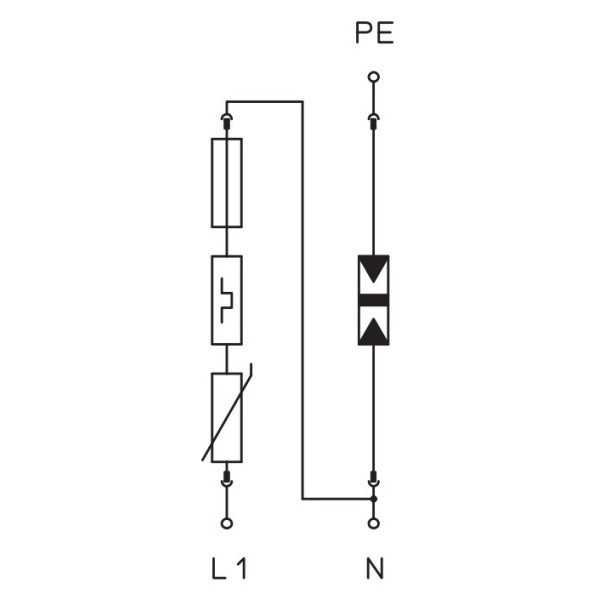 Ограничитель перенапряжений OBO Bettermann (5093653) Тип I+II V50-B+C 1+NPE - фото №3