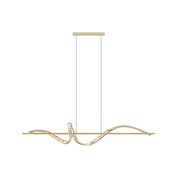 Люстра Zuma Line MD3170-1-3GT Athesa Led 1x24.5W 3000K-6000K 2800Lm IP20